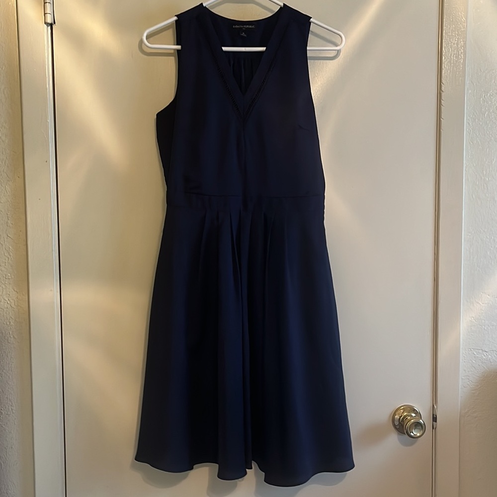Navy Banana Republic Factory Dress
